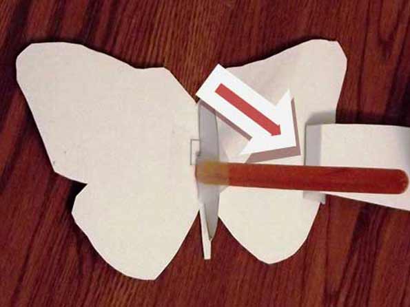 Flapping Butterfly Craft Project